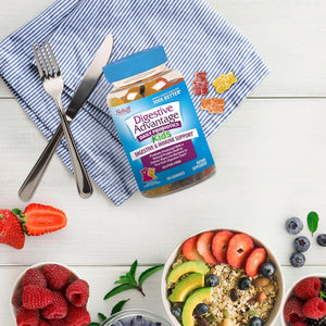 Digestive Advantage Daily Probiotic Gummy for Kids, Multi, Natural Fruit Flavours, 80.0 Count