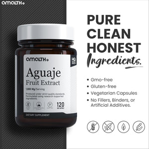 Amalth Aguaje Curves Capsule for Women 1000 Mg- Extra Strength from Peru Natural Supplements- 120 Capsules Non- GMO Premium Quality Pills