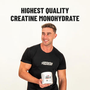 EHP Labs CREA-8 Micronized Creatine Monohydrate Powder - Unflavored Creatine Powder for Muscle Growth, Increased Strength, Enhanced Energy Output and Improved Performance - 100 Servings (500G)