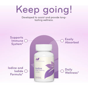 High Potency Potassium Iodine Supplement - Potassium Iodide USP and Free Iodine Capsules 12.5Mg Precise Dosage Blend - Capsule Alternative to Lugol'S Supplement for Thyroid Energy & Immunity (3 Month)