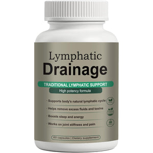 Lymphatic Drainage Capsules – Natural Herbal Blend with Dandelion, Burdock, Kelp & Echinacea – Supports Circulation & Fluid Balance