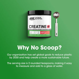 Optimum Nutrition Creatine Monohydrate plus Powder, Strawberry Peach Flavored Creatine Performance Blend, with Electrolytes for Hydration, Added Vitamins, 40 Servings, 360 Grams (Packaging May Vary)