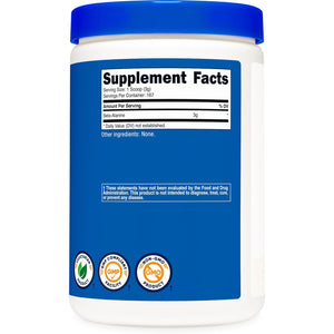Nutricost Beta Alanine Powder 500 Grams (1.1Lbs) - Pure Beta Alanine, Gluten Free & Non-Gmo