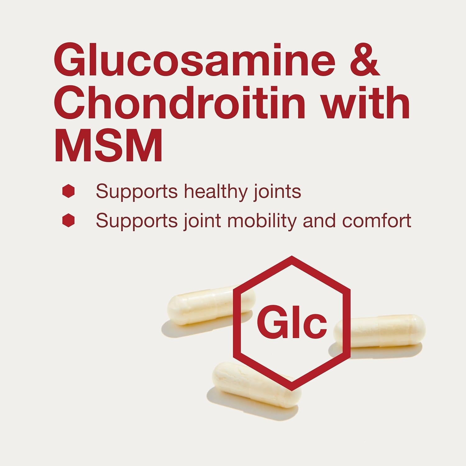 PROTOCOL for LIFE BALANCE Glucosamine & Chondroitin with MSM - Joint Support* - Chondroitin MSM Supplement - Non-Gmo & Dairy Free - 180 Veg Caps