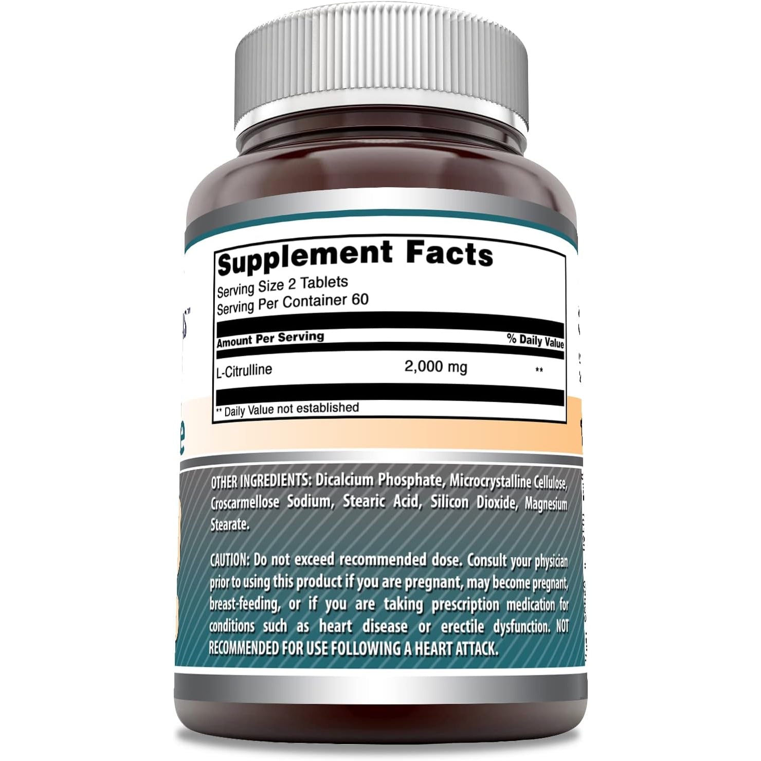 Amazing Formulas L Citrulline 2000Mg per Serving 120 Tablets Supplement | Amino Acid Supplement for Men & Women | Non-Gmo | Gluten Free | Made in USA