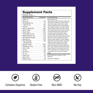 Dr. Schulze'S Superfood Ultra | Organic Super Food Powder | Vitamin B Complex and 520% Vitamin C | May Help Boost Energy & Improve Fitness | Vegan, Non-Gmo & Gluten-Free | 17.4 Oz