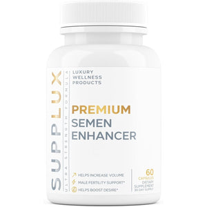 Semen Fertility Enhancer for Men - Help Amplify Semen & Overall Health - Assists T-Levels for Male Vitality, Blood Flow Support & Performance - 3Rd Party Tested Supplement - 60 Capsules