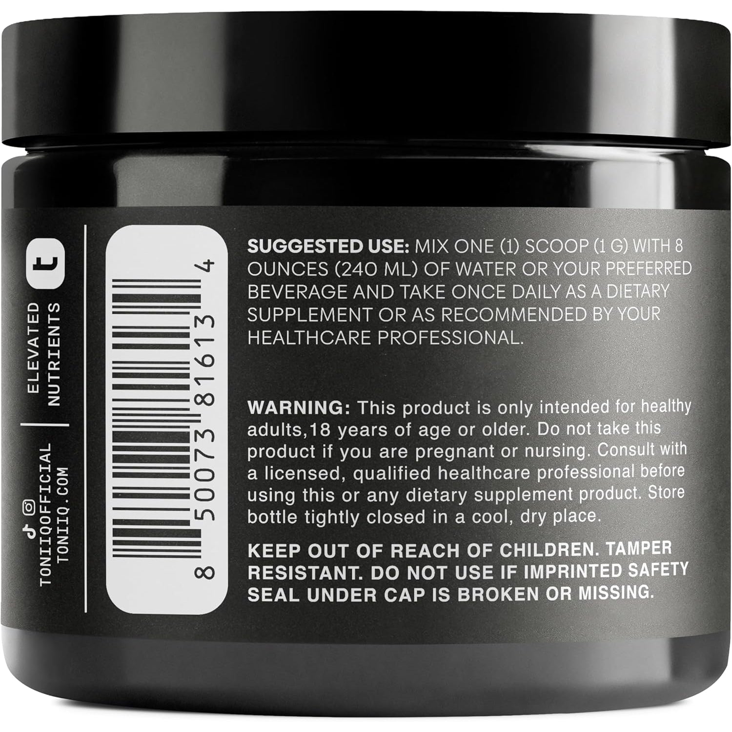 Toniiq L Reuteri Powder 200 Billion CFU– Lactobacillus Reuteri LR08 Probiotic – 1G per Serving – High-Potency Single-Strain Probiotic Powder – 20 Servings