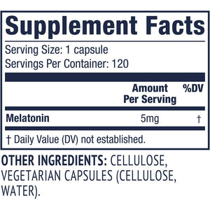 Vimergy Melatonin – Natural Sleep Aid – Sleep Supplement – Helps You Fall Asleep Faster & Stay Asleep Longer - Non-Gmo, Gluten-Free, Kosher, Soy-Free, Vegan, Paleo (120 Counts)