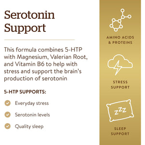 Solgar 5-HTP 100 Mg, 90 Vegetable Capsules - Promotes Relaxation - Positive Mood & Stress Support - Non-Gmo, Vegan, Gluten Free, Dairy Free, Kosher - 90 Servings