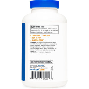 Nutricost L-Tyrosine 500Mg, 180 Capsules - Gluten Free & Non-Gmo