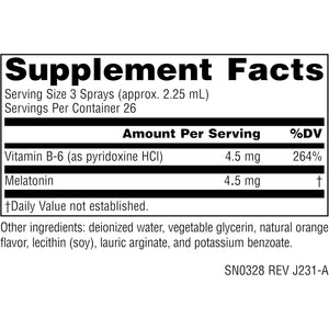 Source Naturals Sleep Science Melatonin Nutraspray -Orange Flavored - 1.5 Mg - 2 Fluid Oz