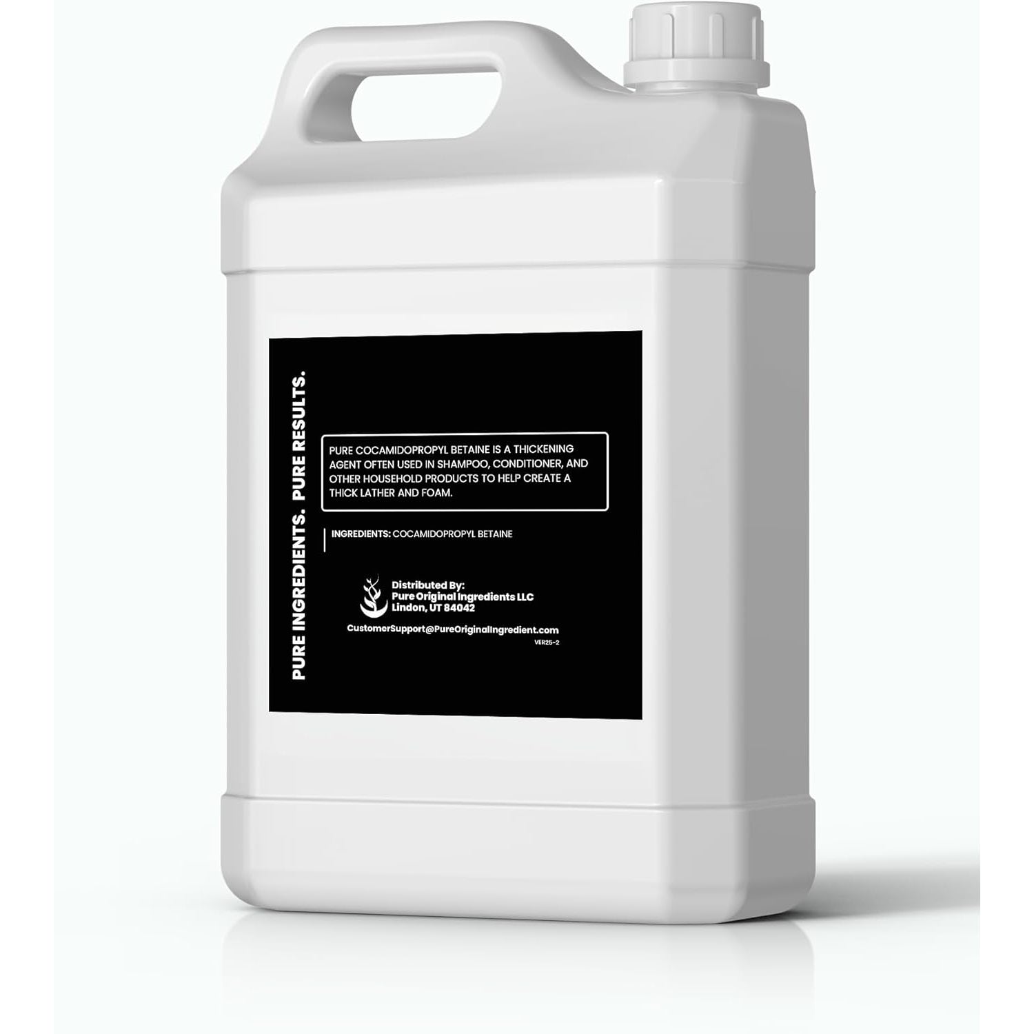 PURE ORIGINAL INGREDIENTS Cocamidopropyl Betaine, Always Pure, No Fillers or Additives