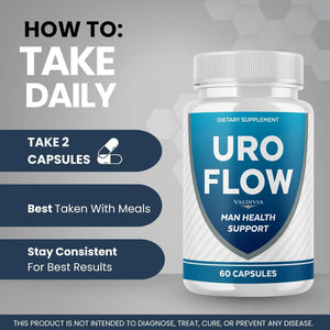 Valdivia Uroflow Capsules – All Natural Uroflow Supplement Pills for Maximum Strength, Premium URO Flow Official Reviews (60 Capsules)