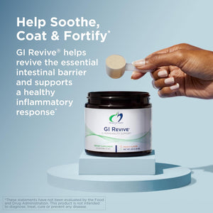 Designs for Health GI Revive Gut Health Powder - L Glutamine & Citrus Pectin for Digestive Health + Slippery Elm, Marshmallow Root & Cat'S Claw for Healthy Intestinal & Gut Lining Support* (28 Servs)