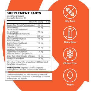 Wellthy Daily Thermogenic Capsimax, Green Tea & L-Carnitine Belly Thermogenic for Women Natural Weight Loss, Craving Control & Energy Support, 60 Count Capsules