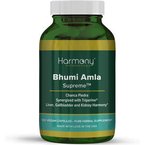 Bhumi Amla Supreme - Chanca Piedra – Harmony Nutraceutical Highest Potency, Maximum Bioactivity, Pure Herbal Supplement for Liver, Gallbladder & Kidney