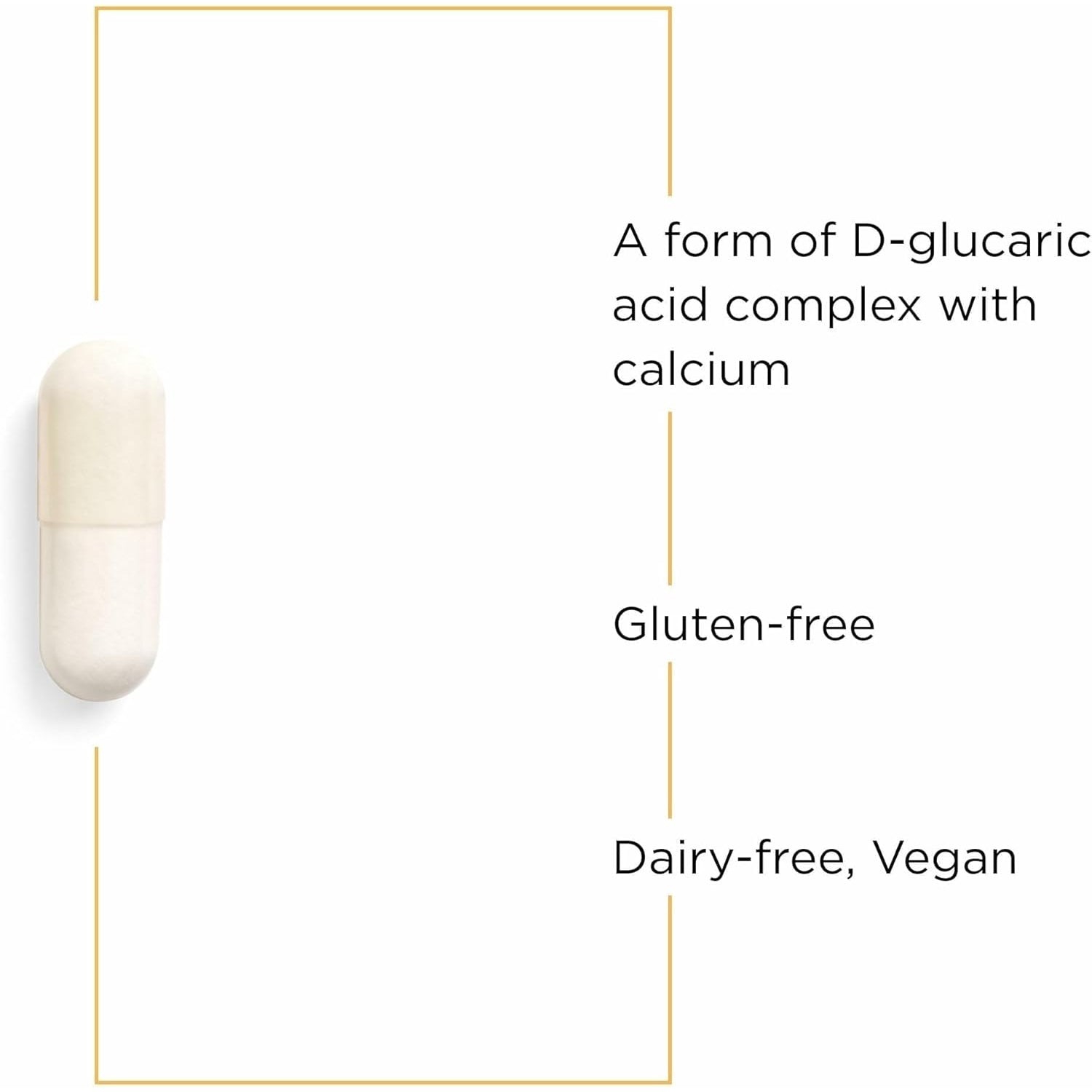 Integrative Therapeutics Calcium D-Glucarate - Supports Healthy Immune Function - Daily Support for Detoxification Systems & Estrogen Metabolism* - Gluten & Dairy-Free - 90 Capsules (30 Servings)