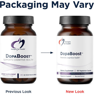 Designs for Health Dopaboost - Cognitive + Mood Support - Acetyl-L-Tyrosine, Mucuna Extract, Vitamin B6 - Vegan (60 Capsules)