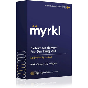 Unique Pre-Drinking Supplement for Liver Health Support, Helps Morning Energy with High-Performing Probiotic, L Cysteine & Vitamin B12, Social Evening, Party & Vacation Essentials, 30 Capsules