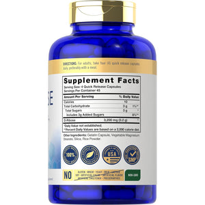 Carlyle D-Ribose Capsules | 3200Mg | 180 Pills | Advanced Formula | Non-Gmo, Gluten Free Supplement