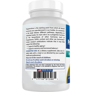 Best Naturals Pregnenolone 30 Mg Tablets, 120 Count