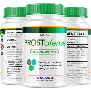 (2 Pack) Prostafense Health Supplements for Men Capsules - Official Prostafense Pills All Natural Support, Prostafence Maximum Strength Premium Formula for Daily Wellness, 120 Capsules for 2 Months