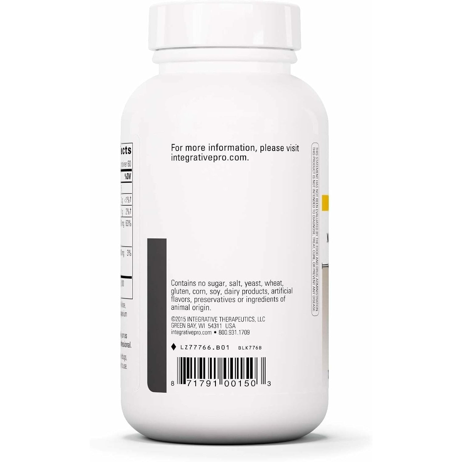 Integrative Therapeutics Krebs Magnesium Potassium Complex - Mineral Supplement to Support Heart Function* - Cellular Energy Support* - Gluten-Free & Dairy-Free - 120 Tablets (60 Servings)