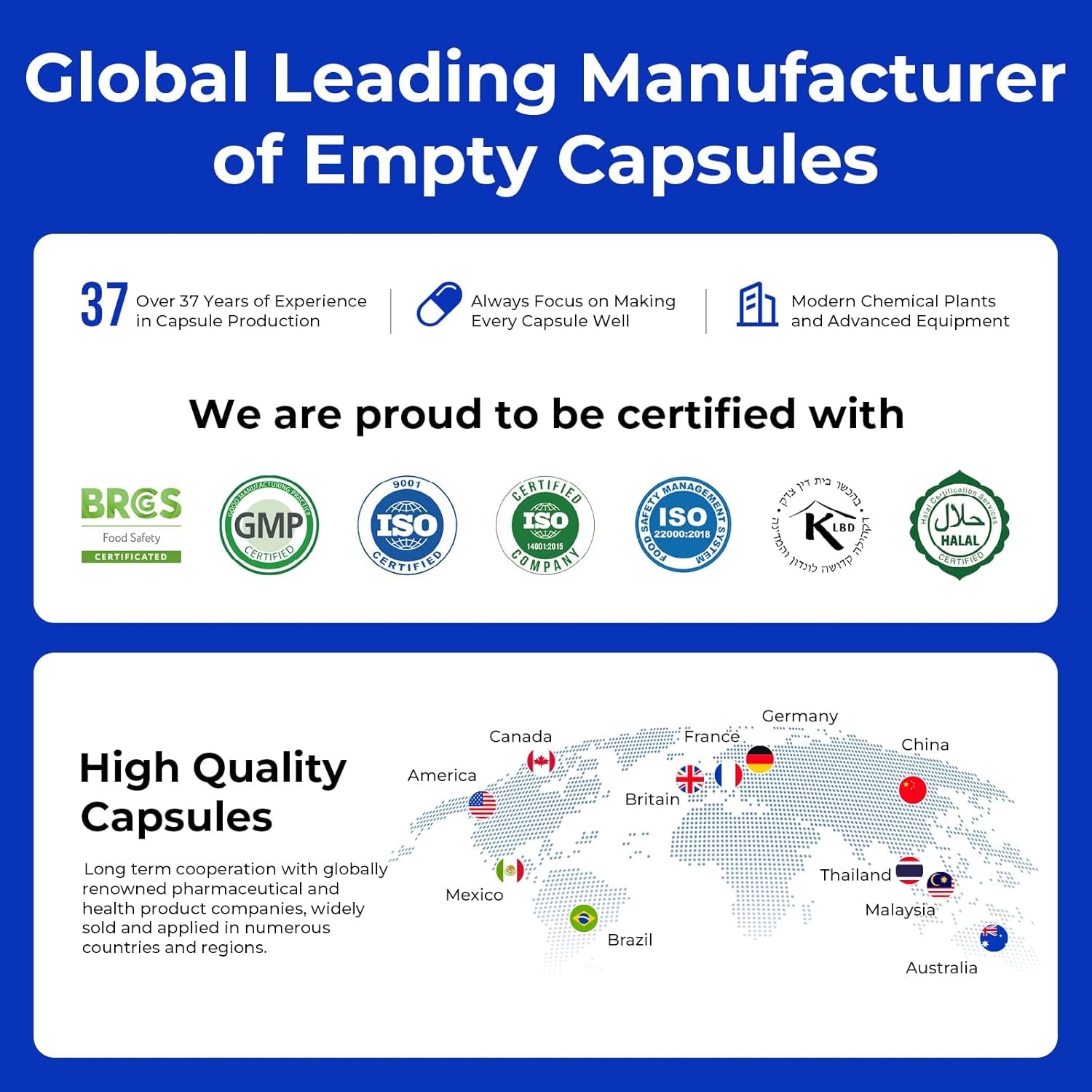 Empty Vegan Capsules Size 0-100 Count Vegetable Capsule - Veggie Empty Caps with 2 Micro Lab Spoons