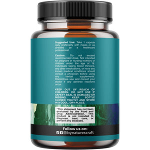Natures Craft Eye Pressure Support with Bilberry Extract - Vegan Eye Health Supplement for Adults for Ocular Pressure Relief with Saffron Ginkgo Niacin and More Vitamins Vision Support - 30 Count