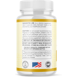 Glycocept Capsules, Official Glycocept Pills with All Natural Ingredients, Advanced Glycocept Capsules Health and Wellness Vitamin Supplement for Maximum Strength Multivitamin Supports (60 Capsules)