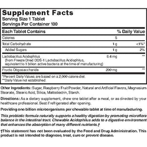 Nature'S Blend Acidophilus Probiotic Supplement - 100 High Potency Capsules - Digestive Health, Gut Flora Balance