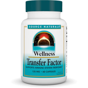 Source Naturals Wellness Transfer Factor, Supports Immune System Response* 125Mg, 60 Capsules