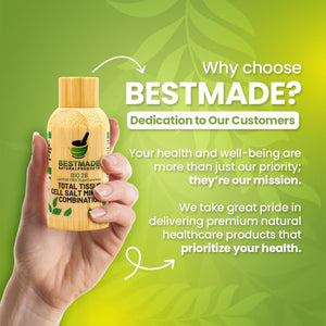 Bestmade Total Tissue Cell Salt Mineral Combination, BIO28 Lactose-Free - Helps Body Absorb Nutrients, Increases Energy Levels, Improves Sleep Patterns, and Restores Vitality, Vegan, 350 Pellets