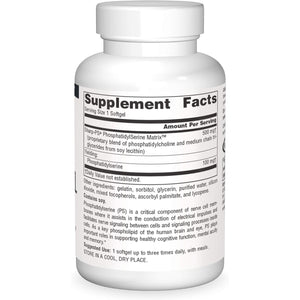 Source Naturals Phosphatidyl Serine Matrix 500Mg - 60 Softgels