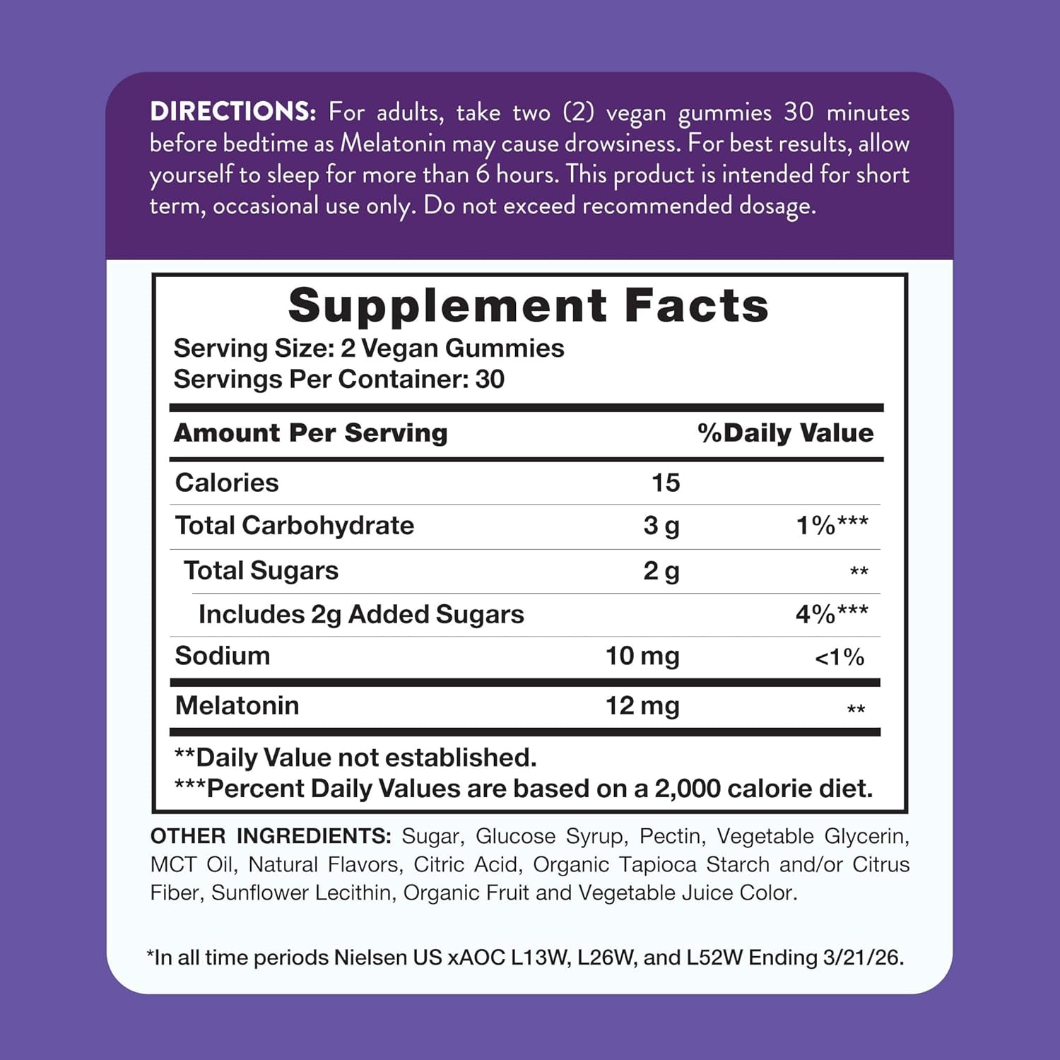 Nature'S Truth Melatonin Gummies | 12Mg | Mixed Berry Flavor | Vegan, Non-Gmo & Gluten Free Supplement