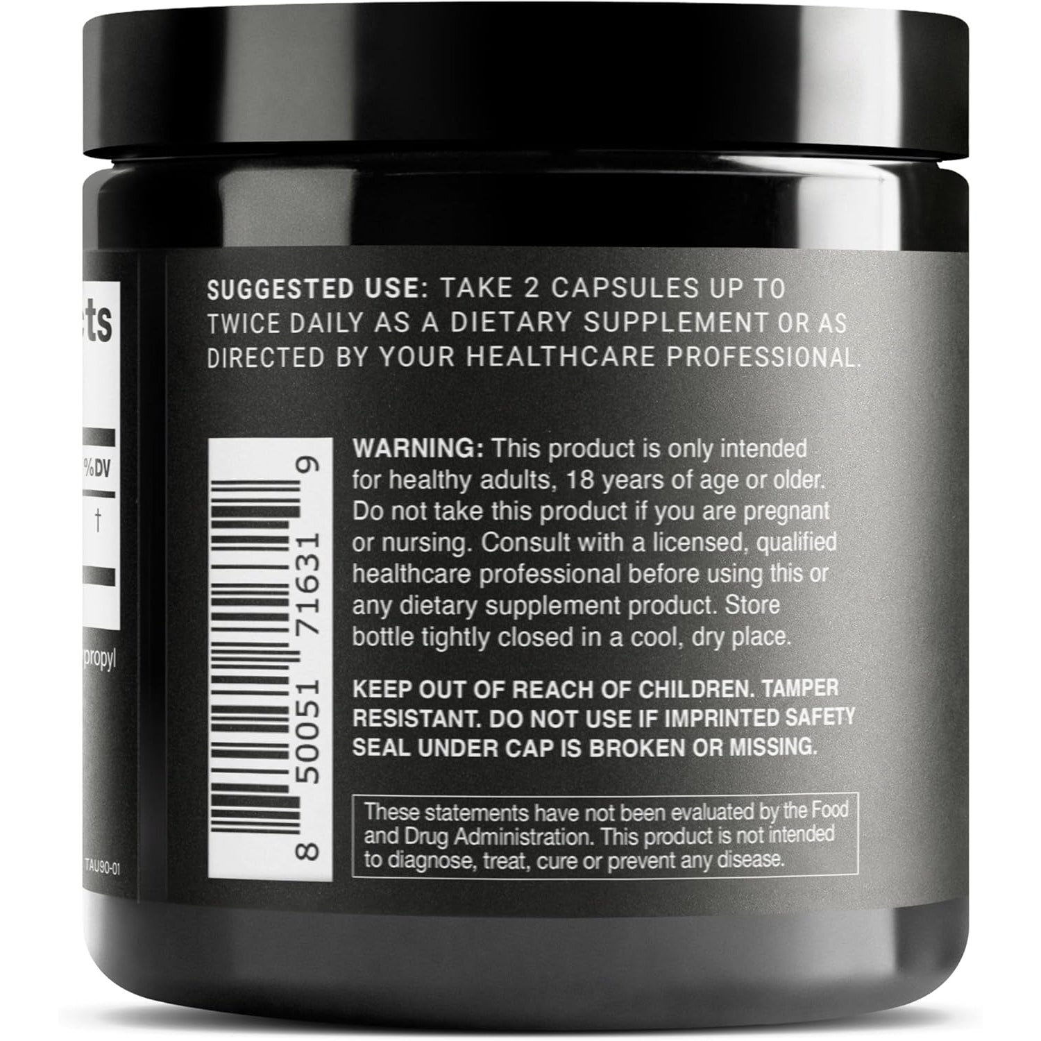 Toniiq 2000Mg Taurine Supplement - High Purity Taurine Powder Capsules, 98%+ Pure, Third-Party Lab Tested - Potent, Non-Gmo, Gluten-Free, Effective Formula 45 Optimal Servings per Bottle