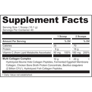 Ancient Nutrition Collagen Peptides Powder, Multi Collagen Protein, Women & Men, Vitamin C, Probiotics, Hydrolyzed Collagen, Supports Skin, Joints, Gut Health, Unflavored, 40 Servings