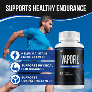 Vapofil Capsule – Vapofil Pills Natural Ingredients Advanced Formula Health Support and Reviews, 60 Capsules