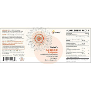 Liposomal Apigenin 500Mg Softgels - Optimal Apigenin Supplement with Fisetin, Quercetin and Theaflavins (60 Count (Pack of 1))