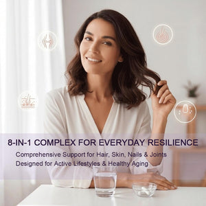 LUMINE Multi Collagen Complex Capsules – Non-Gmo, Gluten-Free & Easy to Swallow (120 Capsules)