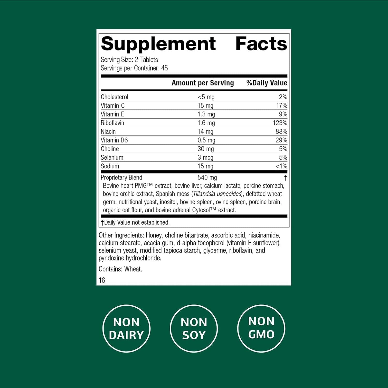 Standard Process Cardio-Plus - Antioxidant Support - Heart Health, Circulation & Blood Flow Supplement with Vitamin B6, Niacin & Riboflavin - Energy Metabolism Supplement - 90 Tablets