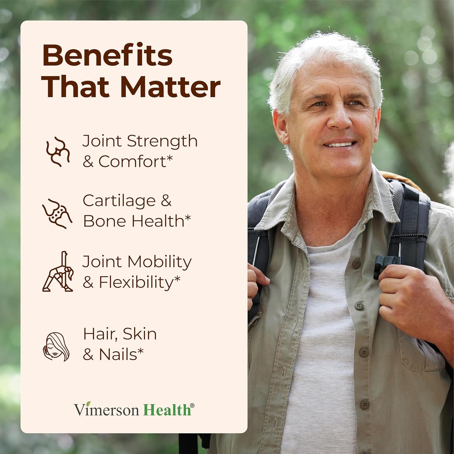 Vitamin D3 2000IU & Glucosamine Chondroitin – Daily Joint Support Supplement for Hair Skin Nails, Bone Health & Comfort with Boswellia Extract, Bromelain, Glucosamine Sulfate – FSA Eligible 120 Tabs