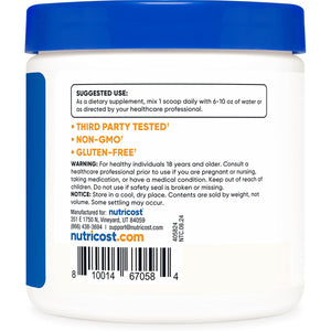 Nutricost Beta Glucan Powder 100 Grams - 1,3/1,6 - Non GMO