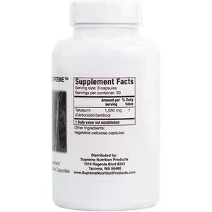 Supreme Nutrition Takesumi Supreme, 90 Pure Activated Bamboo Charcoal Vegetarian Capsules