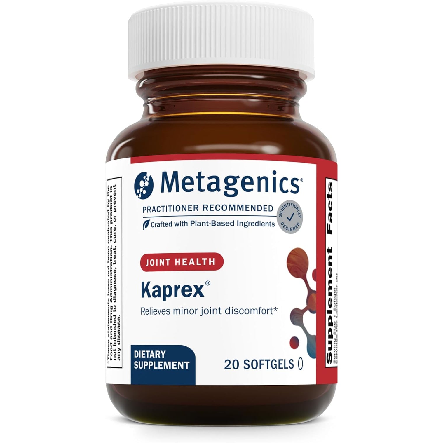 Metagenics Kaprex - Plant-Based Joint Support Supplement* - with Hops, Rosemary & Olive Leaf Extracts for Joint Comfort & Mobility* - Non-Gmo, Gluten-Free, Clinically Tested