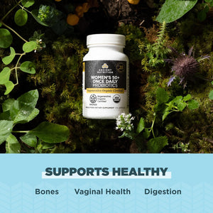 Ancient Nutrition Regenerative Organic Certified Probiotics for Women 50+, Probiotics Women’S 50+ Once Daily, Healthy Digestion and Immune System Support, 25 Billion Cfus* per Serving, 30 Count