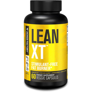 Jacked Factory Lean-Xt Caffeine Free Fat Burner - Non Stim Weight Loss Supplement, Appetite Suppressant & Metabolism Booster | Acetyl L-Carnitine, Green Tea Extract, Forskolin - 60 Natural Diet Pills