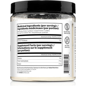 NAKED Colostrum Powder – 100% Grass-Fed Bovine Colostrum Supplement from US Farms | Tested at 20%+ Igg | Gut Health, Immunity, Recovery & Skin Support - 150 Servings