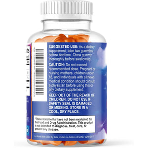Melatonin Sleep Gummies - Melatonin 6Mg per Serving - Sugar-Free Melatonin Gummy for Adults - Extra Strength Sleeping Gummy Supplement - Supports Restful Sleep - Tasty Orange Flavor - 120 Gummies